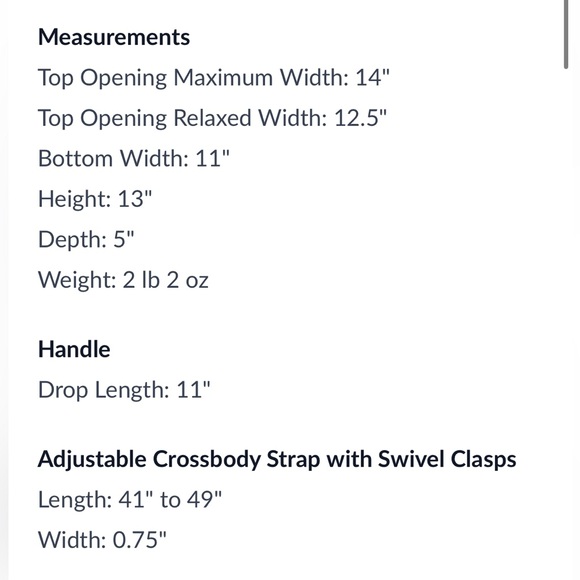 Portland leather cross body tote - Picture 5 of 6